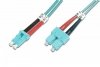 Digitus Patchcord ĹwiatĹowodowy FO LC-SC MM 50/125 OM3 duplex LSOH 5m